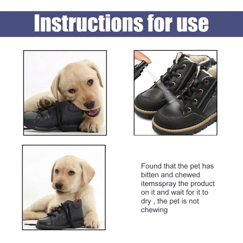🛍️ Sisaiex Anti Chewing Bitter Apple Spray for Dogs